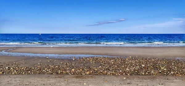 Пляж Дуксбері Англ Duxbury Beach Пляж Березі Білого Піску Знайдений — стокове фото