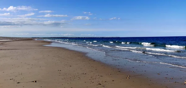 Пляж Дуксбері Англ Duxbury Beach Пляж Березі Білого Піску Знайдений — стокове фото