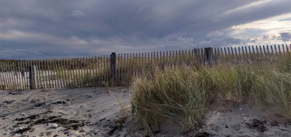 Stranden Duxbury Ligger Längs Stranden Med Vit Sand Staden Duxbury — Stockfoto