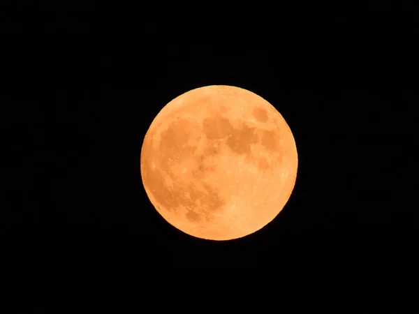 2020 July Hunter Moon Dark Night Sky Lakeville Massachusetts Usa — стоковое фото