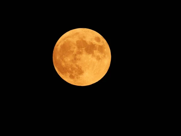 2020 Lua Hunter Julho Céu Escuro Noite Sobre Lakeville Massachusetts — Fotografia de Stock