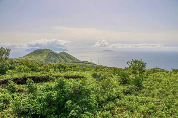 Terras Agrícolas Ilha Fogo Norte Cidade Ponta Verde Cabo Verde — Fotografia de Stock