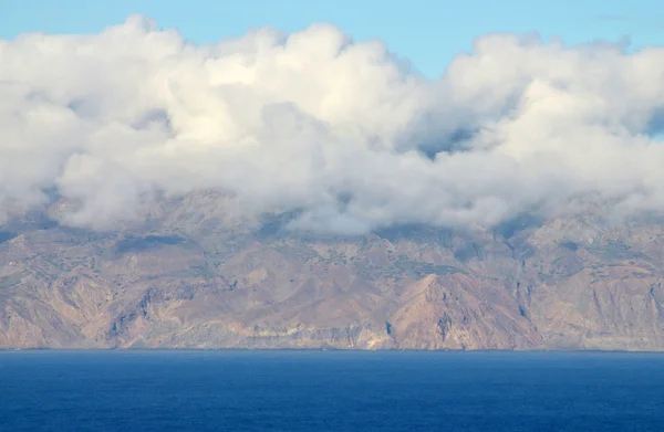 Ilha da Brava e Nuvole — Foto Stock