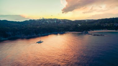 Kırmızı günbatımı Blanes 02