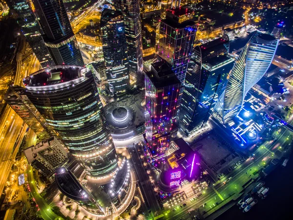Wolkenkratzer in Moskau Stockfoto