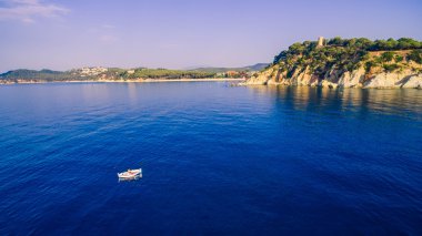 Blanes yakınındaki bir tekne