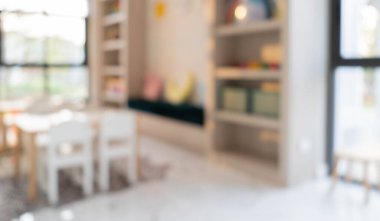 Bir kafe ve çalışma alanının bulanık arkaplanı bulanık arkaplan