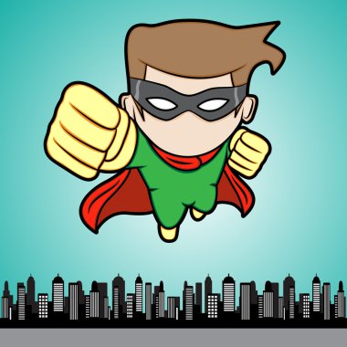 uçan süper kahraman