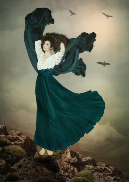 Why do not people fly like birds? — Stock Photo, Image