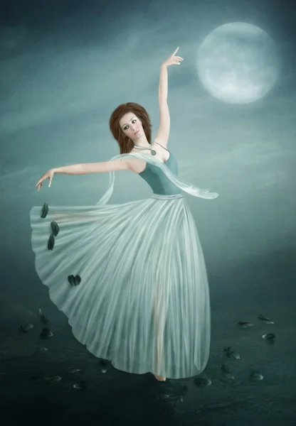Die junge Ballerina — Stockfoto