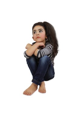 rüya gibi bir görünüm ile küçük kız