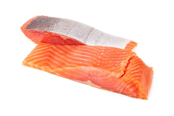 Salmon  on  white  background — Stock Photo, Image