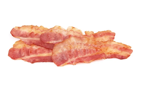 Bacon su bianco — Foto Stock