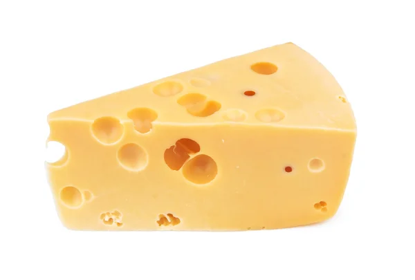 Сир на білому — стокове фото