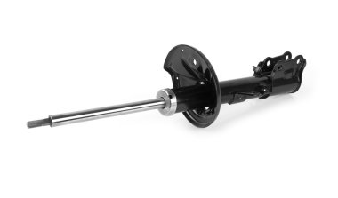 Beyaz bir arka plan üzerine şok emiciler