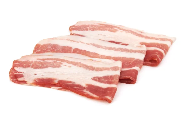 Baconon un blanco — Foto de Stock