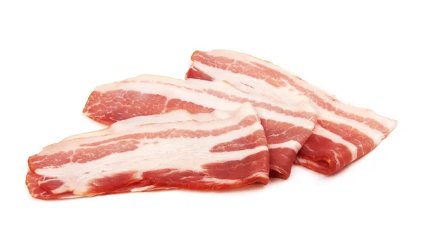 Baconon un blanco — Foto de Stock