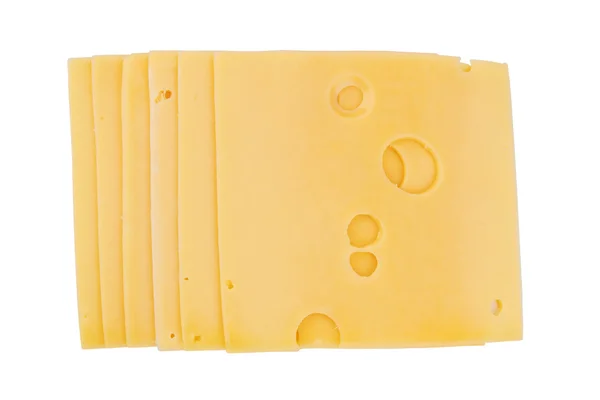 Cheese on a white — Stock Photo, Image