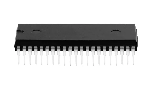 Microchip fehér — Stock Fotó