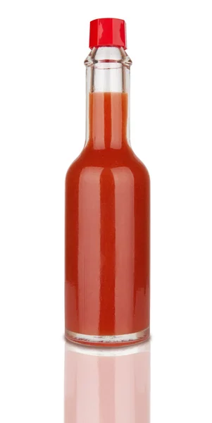 Hot sauce on a white background — Stock Photo, Image