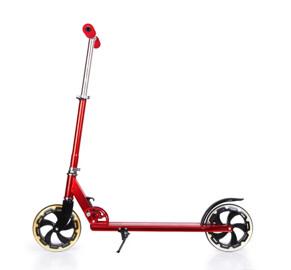 Scooter de metal vermelho — Fotografia de Stock