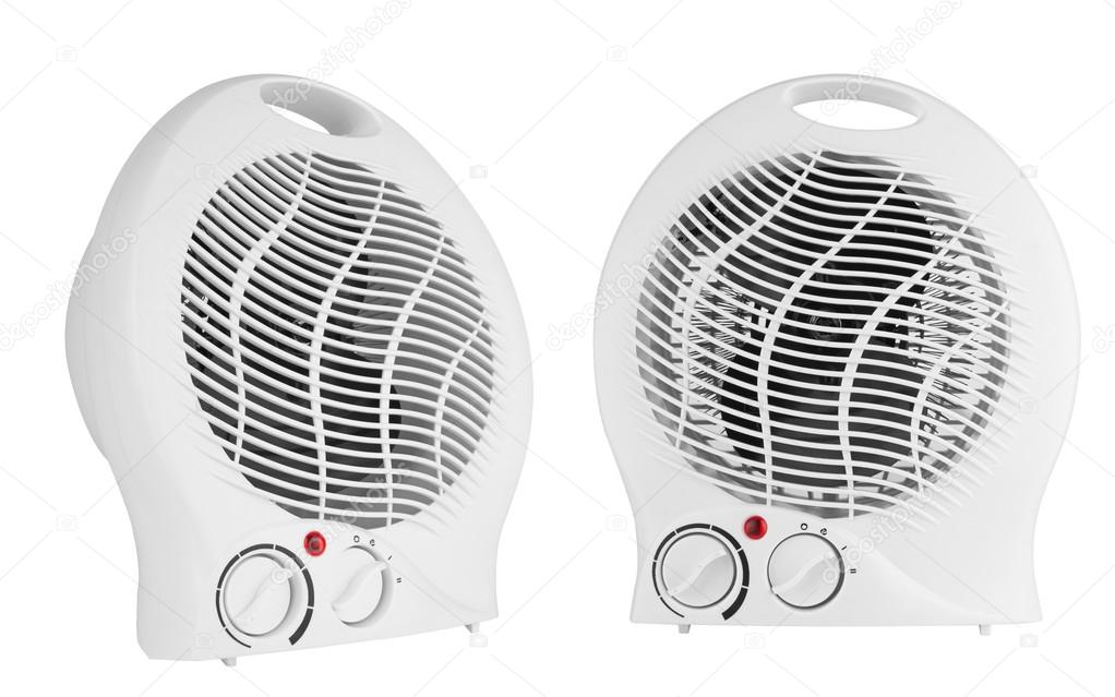 White heater isolated 