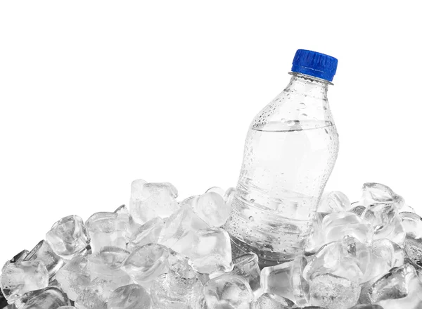 Botella en hielo — Foto de Stock