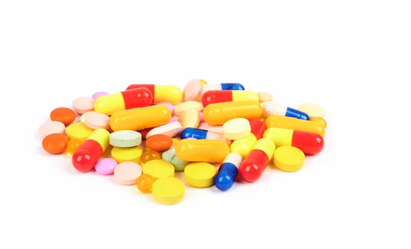 Таблетки и таблетки — стоковое фото