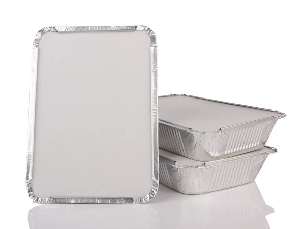 Foil trays — Stock Photo, Image