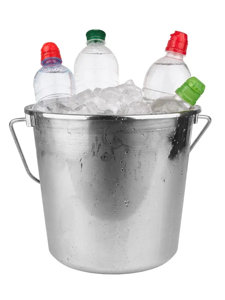 Botellas en hielo — Foto de Stock