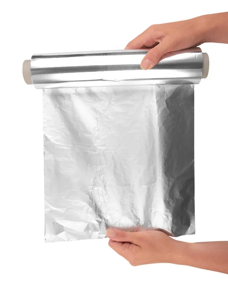 Aluminum foil — Stock Photo, Image