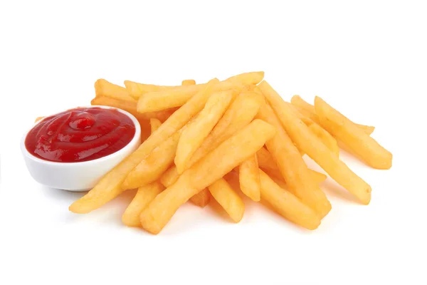 Haufen Pommes — Stockfoto