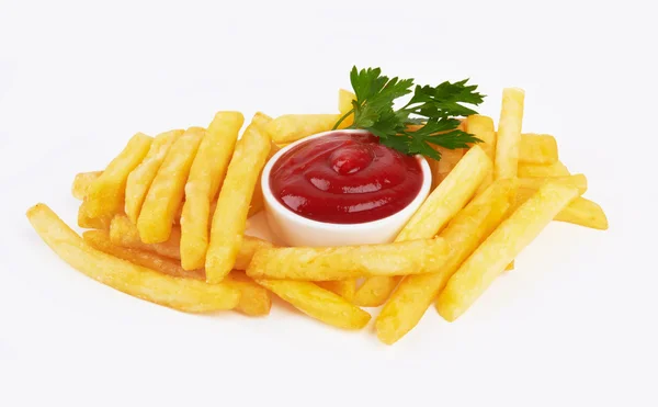 Haufen Pommes — Stockfoto