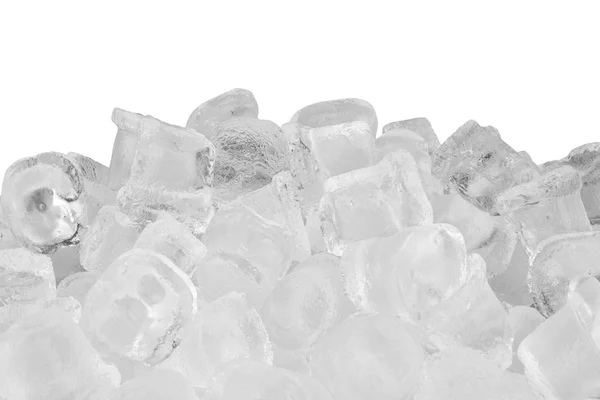 Cubos de gelo branco — Fotografia de Stock
