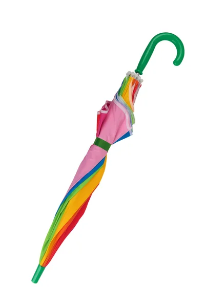 Multicolored  umbrella  isolated — Stock Photo, Image