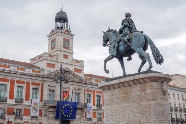 Madrid - 5 Mayıs: Atletico de Madrid ekibi ve Real Madrid 
