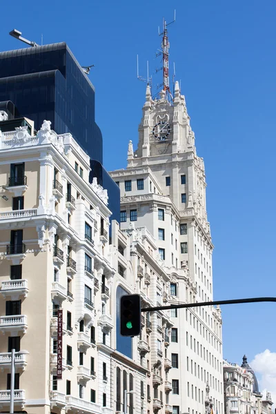 Budovy Madrid, Španělsko — Stock fotografie