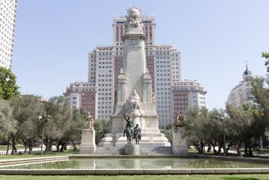 Plaza de espana, Madrid, İspanya