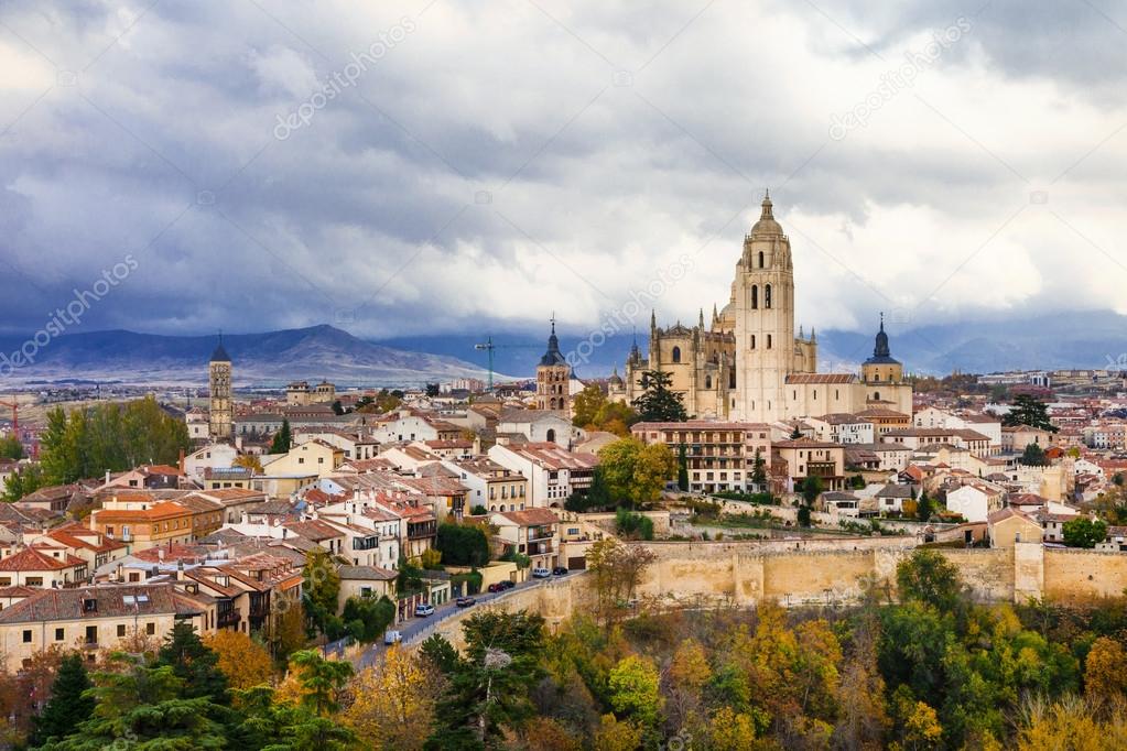 Segovia panoramic view, Spain