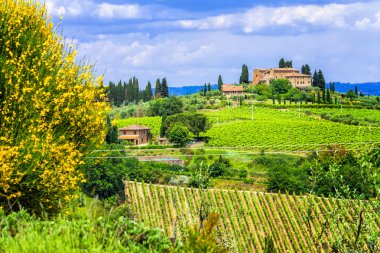 Tuscany scenery, Italy clipart