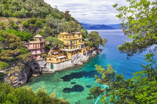 Italský nejlépe malé místa - Portofino pobřeží Ligurie — Stock fotografie