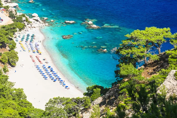 Mooiste stranden van Griekenland - Apella in Karpathos — Stockfoto
