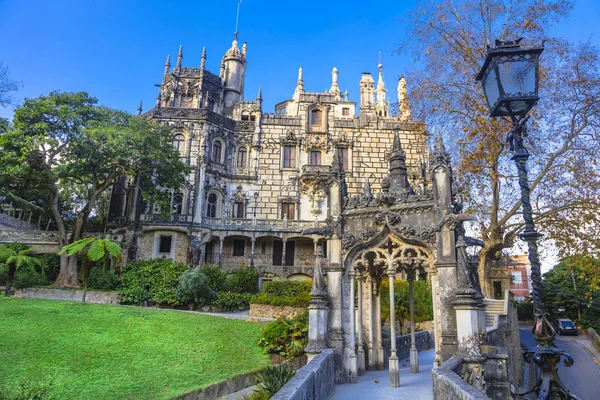 Regaleiras slott (Quinta da Regaleiras), Sintra, Portugal — Stockfoto