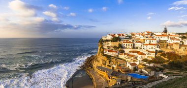 Azenhas do Mar - pictorial village in Portugal clipart