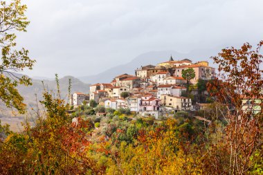 Molise, İtalya Colli al Volturno resimsel küçük köyde