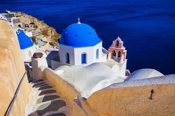 Grécia tradicional - incrível ilha de Santorini — Fotografia de Stock