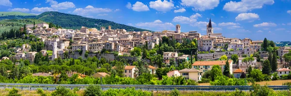Πιο όμορφα χωριά της σειράς Ιταλία - Σπέλλο σε Ούμπρια — Φωτογραφία Αρχείου