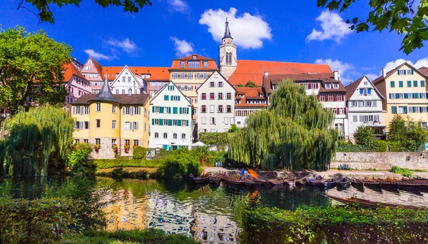 Krásná romanric středověkého města Tubingen, Německo — Stock fotografie