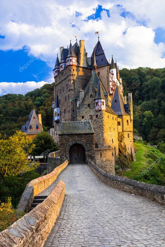 Impressive Burg Eltz Castle Germany Stock Photo C Maugli
