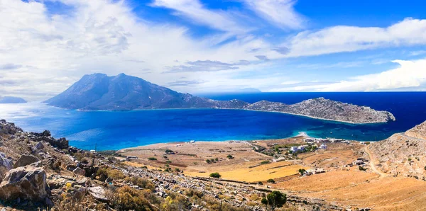 Zapierające Dech Piersiach Malownicze Krajobrazy Natury Wyspy Amorgos Cyklady Grecja — Zdjęcie stockowe